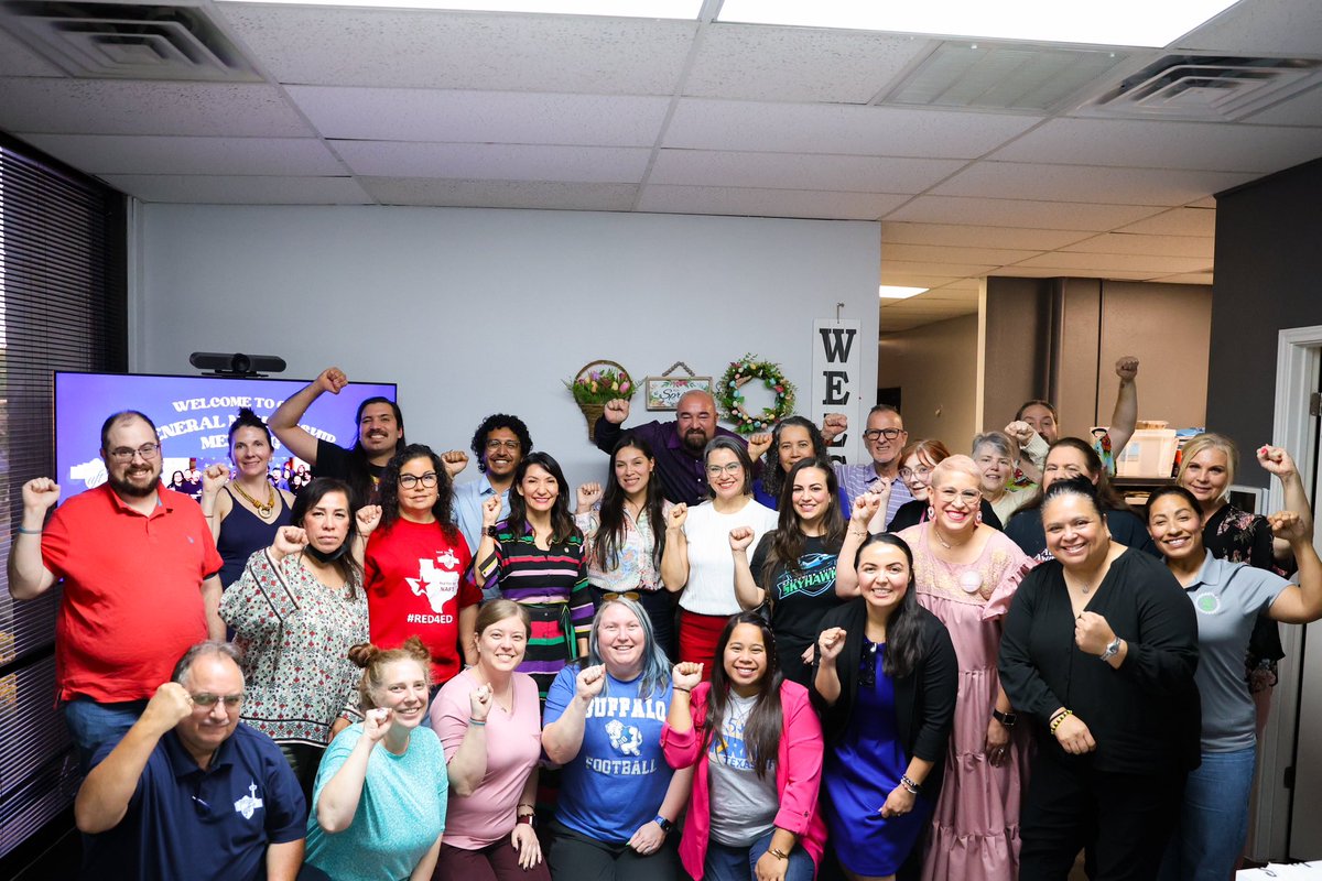 northside_aft's tweet photo. Last night, we packed the union hall! 💥
✅ Elected TX AFT Convention delegates
🎤 Held a powerful forum with our endorsed school board, council & mayoral candidates
Public education is political — and we’re all in. Let’s get out the vote! 🗳️🔥
#WeAreNorthsideAFT #VotePublicEd https://t.co/88TYFH7dAO