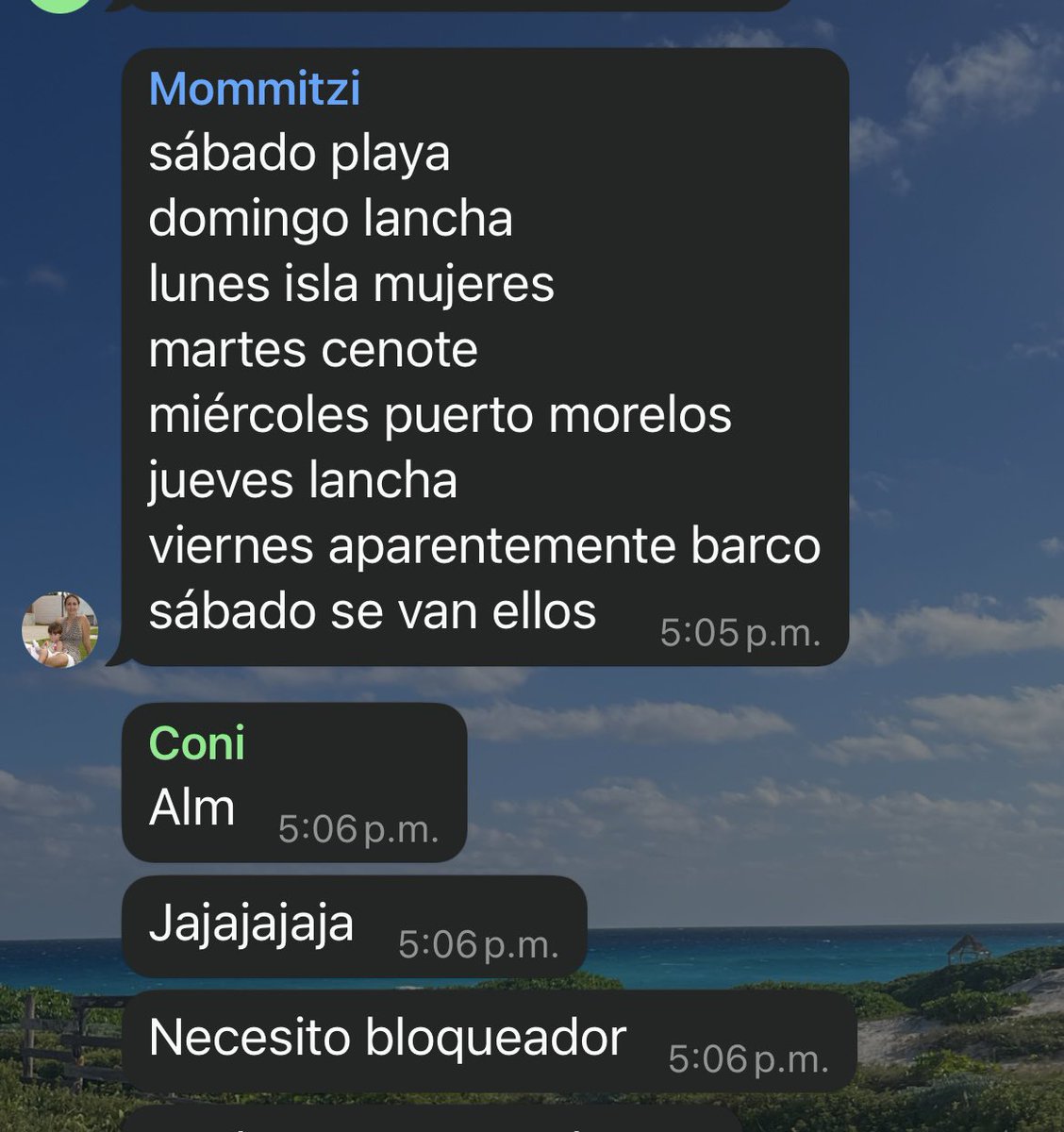 Alm
Necesito bloqueador