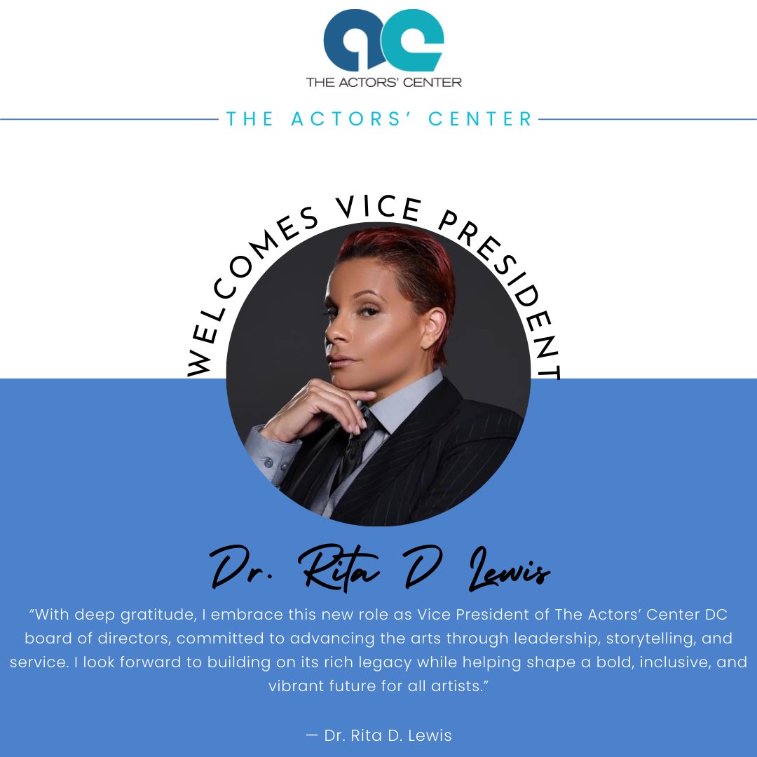 ritadlewis's tweet photo. Just appointed VP of The Actors’ Center DC board—around my birthday! Aries season in full effect. Grateful, ready to lead, and elevate! #AriesSeason #Grateful #actor #casting https://t.co/GRpuEiNs5J