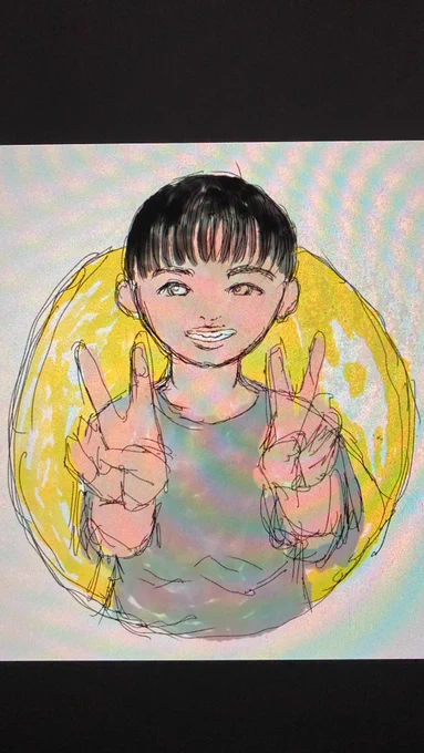 おはよう御座います。似顔絵描きます。#似顔絵依頼 