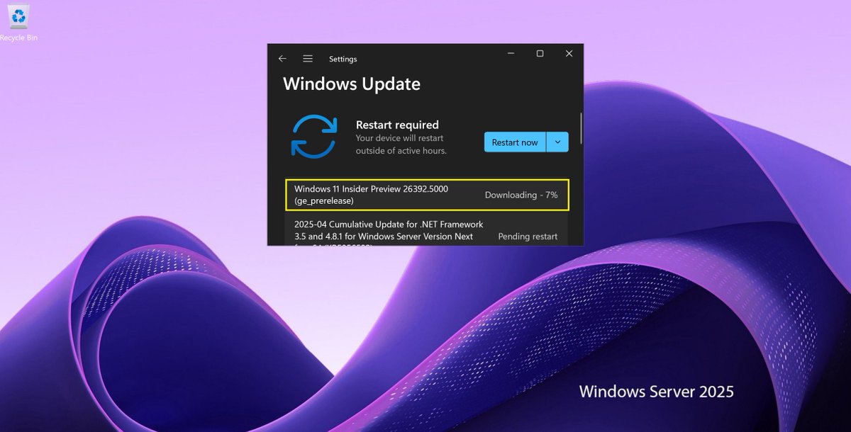 JamesvandenBerg's tweet image. Installing Windows Server vNext Preview Build 26392 🚀 techcommunity.microsoft.com/discussions/wi… #WindowsServer2025 #Winserv #WindowsServerInsiders #WindowsInsiders #MVPBuzz #WIMVP #AzOps #ITPro #Hyperv @windowsserver