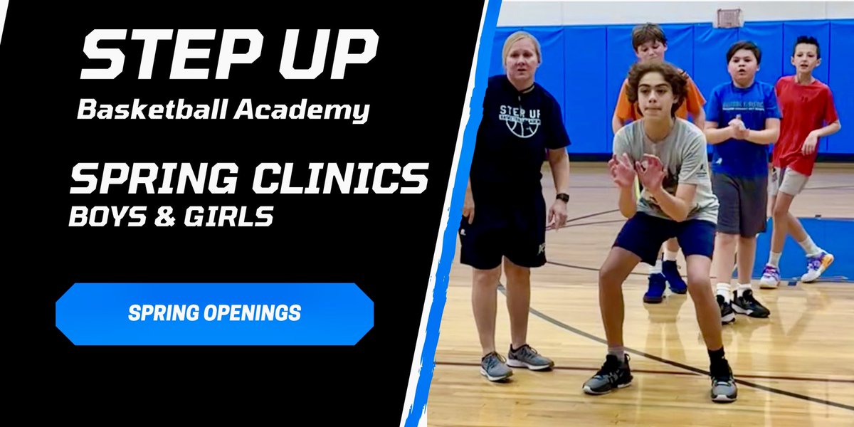 StepUpBballAcad's tweet photo. Thursday Spring Programs start tonight! Can’t wait to get on the court with our ballers!! https://t.co/DZ38CMZBYY