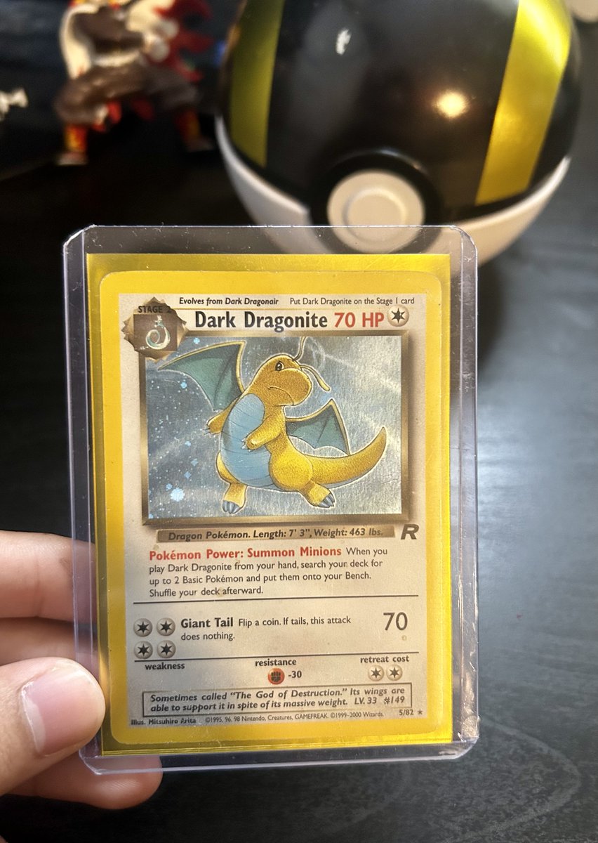 the__SAGA's tweet photo. 🚨Pokémon Giveaway🚨

Win this Team Rocket Holo Rare Dark Dragonite !

To enter:
✅Follow @the__SAGA    
✅ Like 🧡 &amp; Repost
✅Tag some friends

Winner will be drawn on stream – Friday, 4/11

Best of luck!🍀

#Pokemon #PokemonGiveaways #Giveaway #TCG https://t.co/u444D1YeQ3