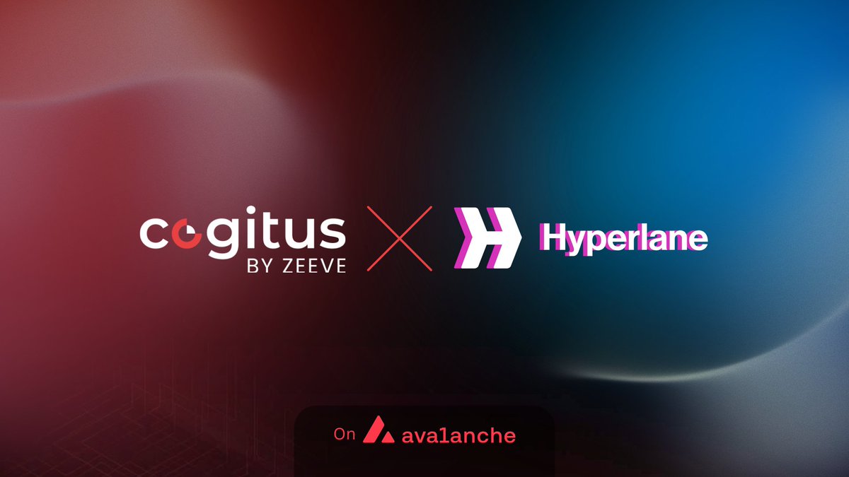 0xZeeve's tweet photo. 🔺Breaking down silos on @avax! 🌉 Zeeve is integrating @hyperlane_xyz into https://t.co/xVMLrXr4nJ, our L1 launcher, bringing seamless interoperability to your subnets.

Connect your ecosystem effortlessly!

Learn more: https://t.co/ihpVWZJAQX

$AVAX #Avalanche #Cogitus #Zeeve #Hyperlane #Interoperability #Web3 #ZeeveForInterop #DoitOnZeeve

@coopernicus01
@avery_bartlett
@AvaxDevelopers
@IdMintThat
@Luacantu
@ghost93_x
@luigidemeo