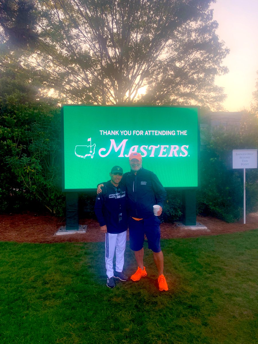 With legendary <a href="/TampaBayDownsFL/">Tampa Bay Downs Official Account</a> jockey Jose Ferrer for the opening round at <a href="/TheMasters/">The Masters</a> . A tradition unlike any other 🏇 ⛳️