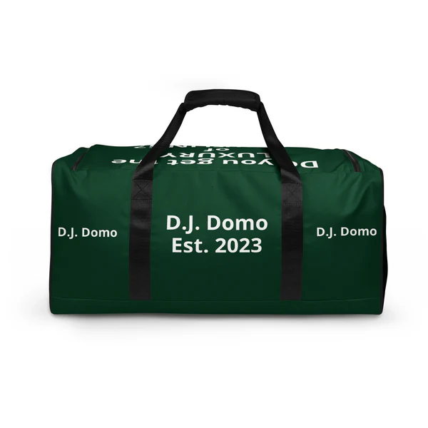 DJDomo845389's tweet photo. D.J. Domo DQOI Pt 1 "Travel" Duffle Bag

In 13 base Color Designs
Green/White (Pictured)
Dots/White/Black

https://t.co/crsyV9V95Y

#do #you #get #the #luxury #of #traveling #dufflebag #travel #name #theauthor #ceo #djdomo https://t.co/gODYIuTKZa