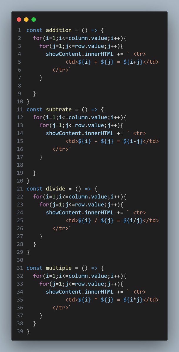 Habeebahpe's tweet image. Day 92 of #100DaysOfCodeAndDesign with @SarcasticGeek4u
Learnt about two-dimensional loops today!
Started building an Evaluation Table project with my new knowledge , It's still looking a lil’ rough but it works! Styling comes tomorrow
#JavaScript #FrontendDev #CodingJourney