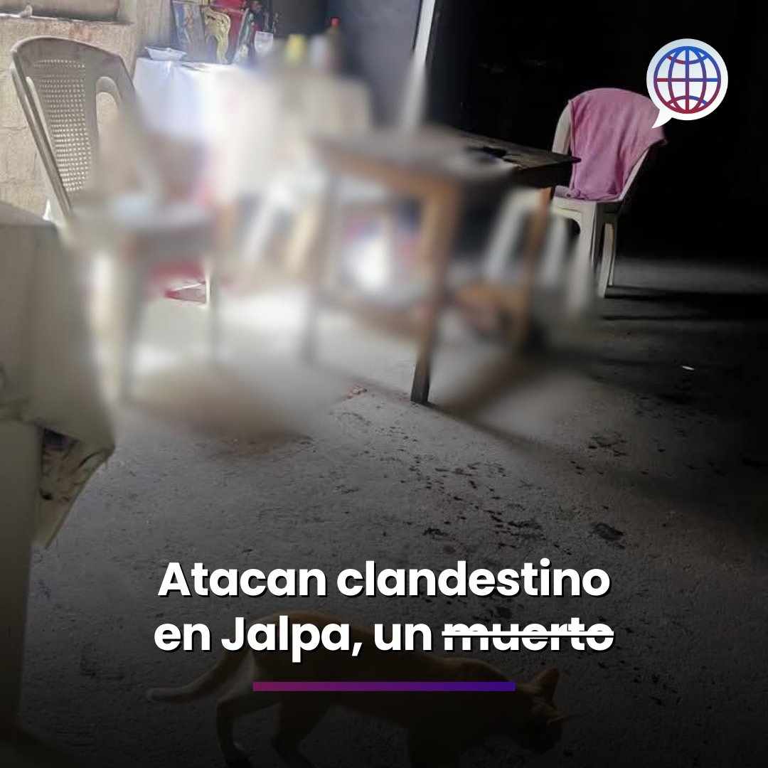 SintextoMX's tweet image. Hace unos momentos un sujeto conocido como "La Pancha", quien administraba un #clandestino en el poblado de #Ayapa en #JalpadeMéndez fue asesinado por dos motociclistas encapuchados. Los agresores entraron al lugar y le dispararon tres veces antes de darse a la fuga. Se desconoce