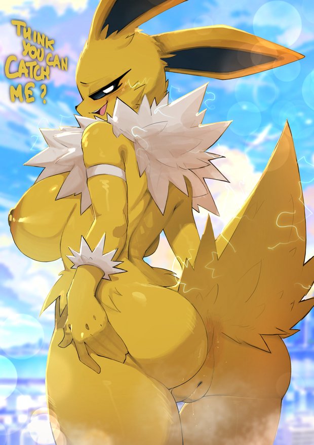 ShironaPokeSlut's tweet photo. One of the hottest things ever would be becoming into a horny Jolteon by being fucked by a huge Jolteon cock as being used as his bitch over and over again https://t.co/nuYwkLqTAJ