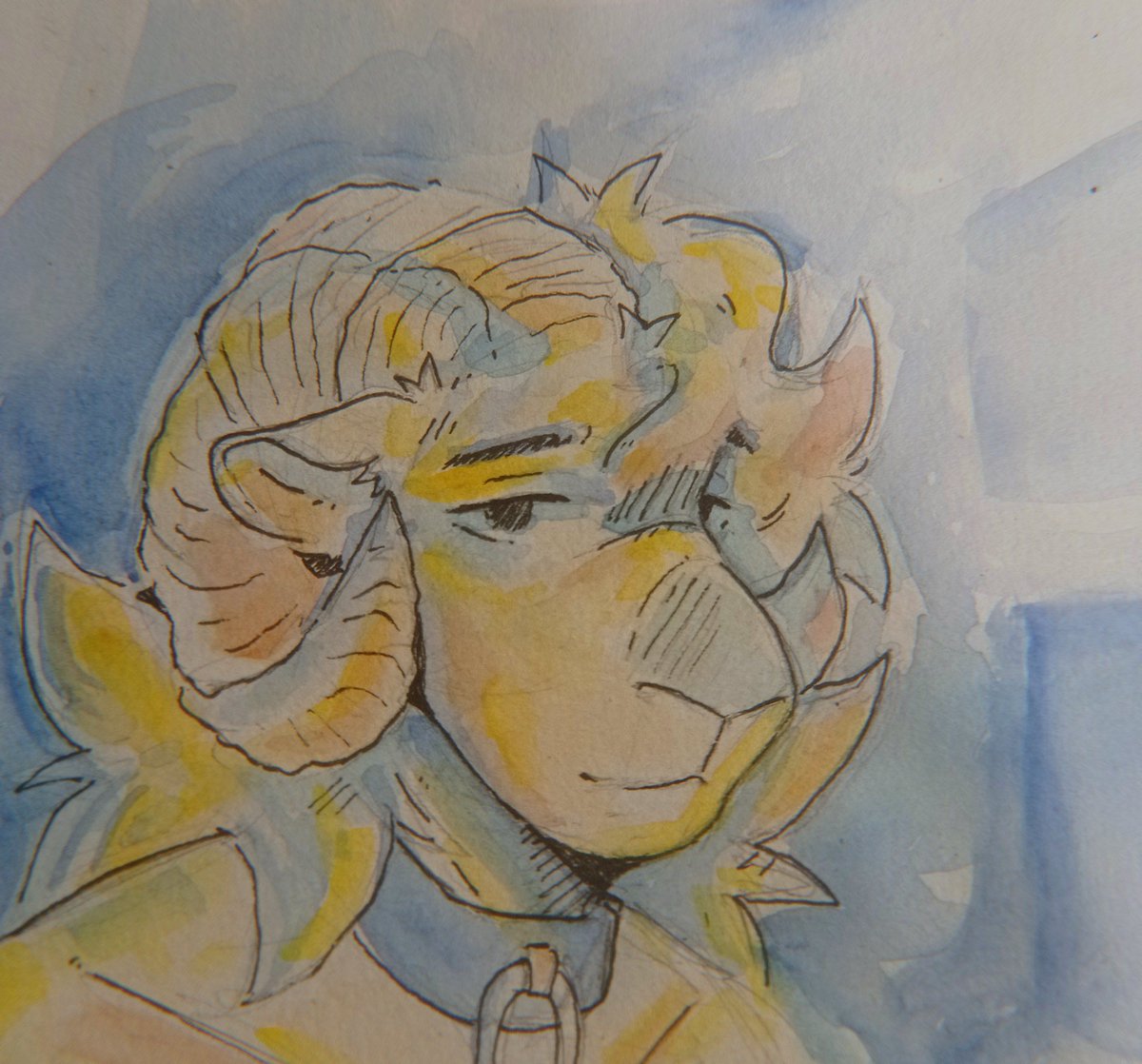 playing around with watercolors