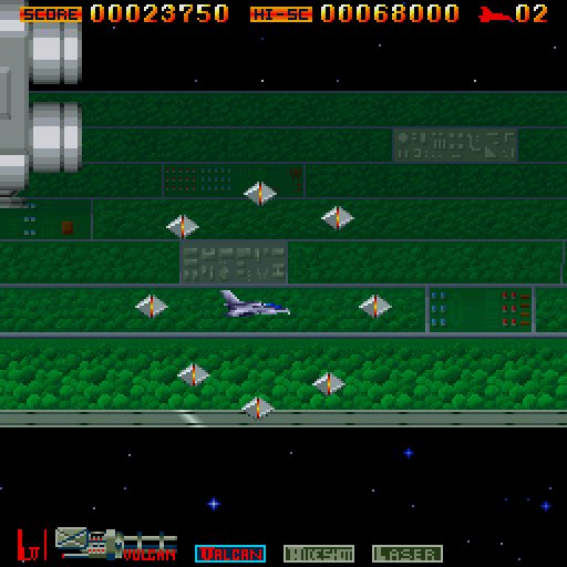 retrobro8's tweet photo. Abro hilo explicando cosas del #Naious @consolegas y a quien le interese.
La 1a fase del me parece preciosa. Nos tenemos que infiltrar en el "Melisina", una colonia espacial, infestada de enemigos. Aunque cuando estamos a punto de entrar, el nombre aparece como "Melusina", así que a saber. El juego tiene esas secuencias explicando cosas de la historia antes de que empiece cada fase, están bastante bien logradas.
Ya dentro del habitáculo, hay que andarse con mil ojos, sobre todo con la tanda de enemigos que aparecen de la nada e implosionan en dirección a nuestra nave. Primer aviso del juego. Fundamental también hacerse con las armas "L" (Láser) que será la que usemos para deshacernos de TODOS los bosses del juego, y la "W" (wide shot).
A destacar la IMPONENTE representación del cilindro de O'Neill, a los que nos gusta la ciencia ficción dura se nos cae la baba. (1/7)
#shmups #shmup #STG #X68000Z #X68000 #retrogaming #レトロゲーミング #シューティングゲーム #arcade