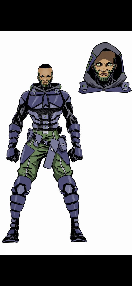 kinetic_comics's tweet photo. Character design: Agent shade https://t.co/eLNNLIoG6a