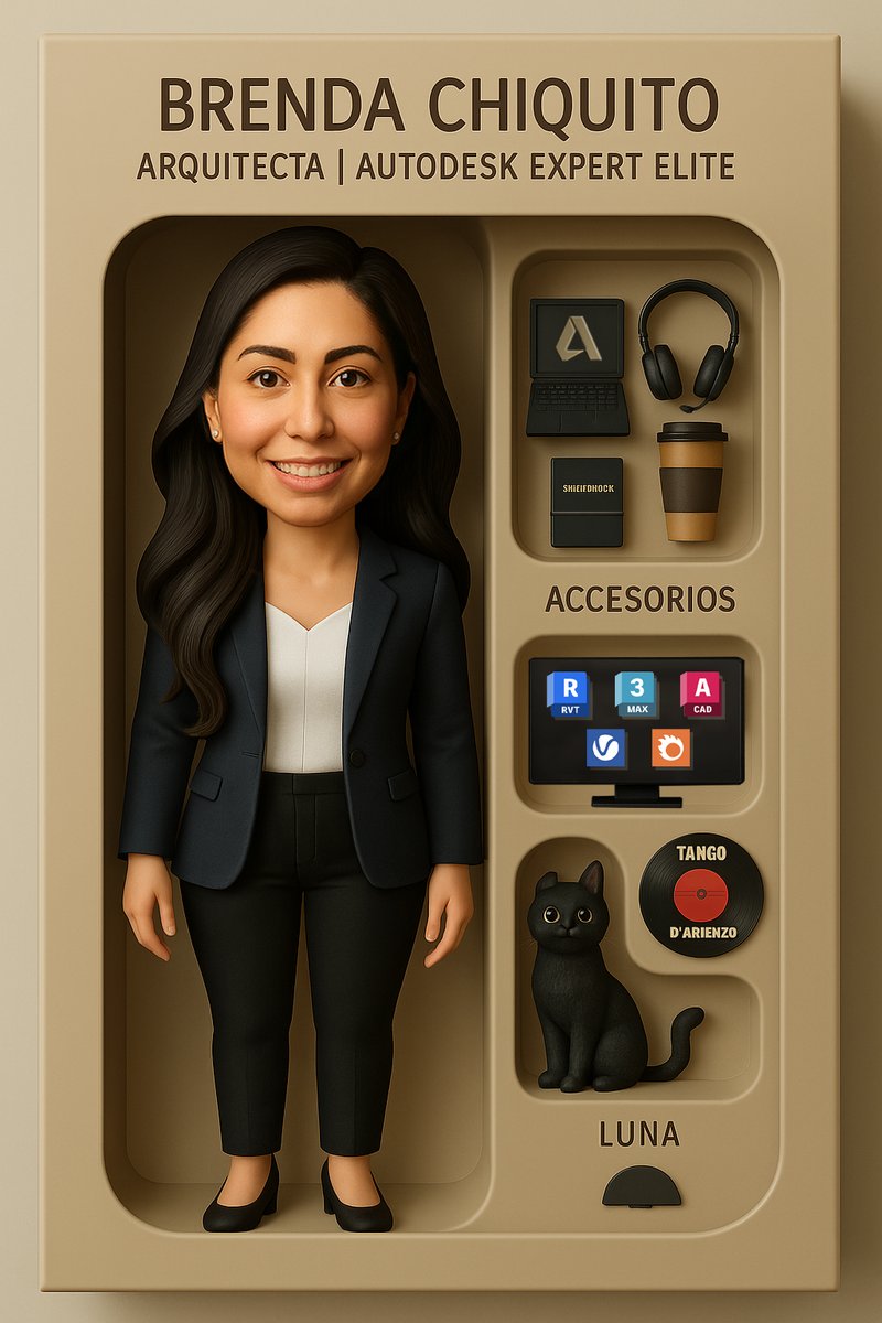¡Para el recuerdo! Mi versión coleccionable 2025. 
#Autodesk #ExpertElite #AI