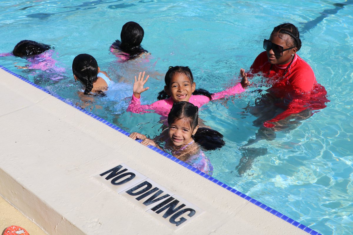 Today, The Children's Trust Board Chair, Ken Hoffman, and various members of our Board of Directors joined our partners in experiencing firsthand the incredible impact of the Zero Drownings Miami-Dade, visiting one site at Marva Y. Bannerman Pool in Brownsville. 🏊🤿
This