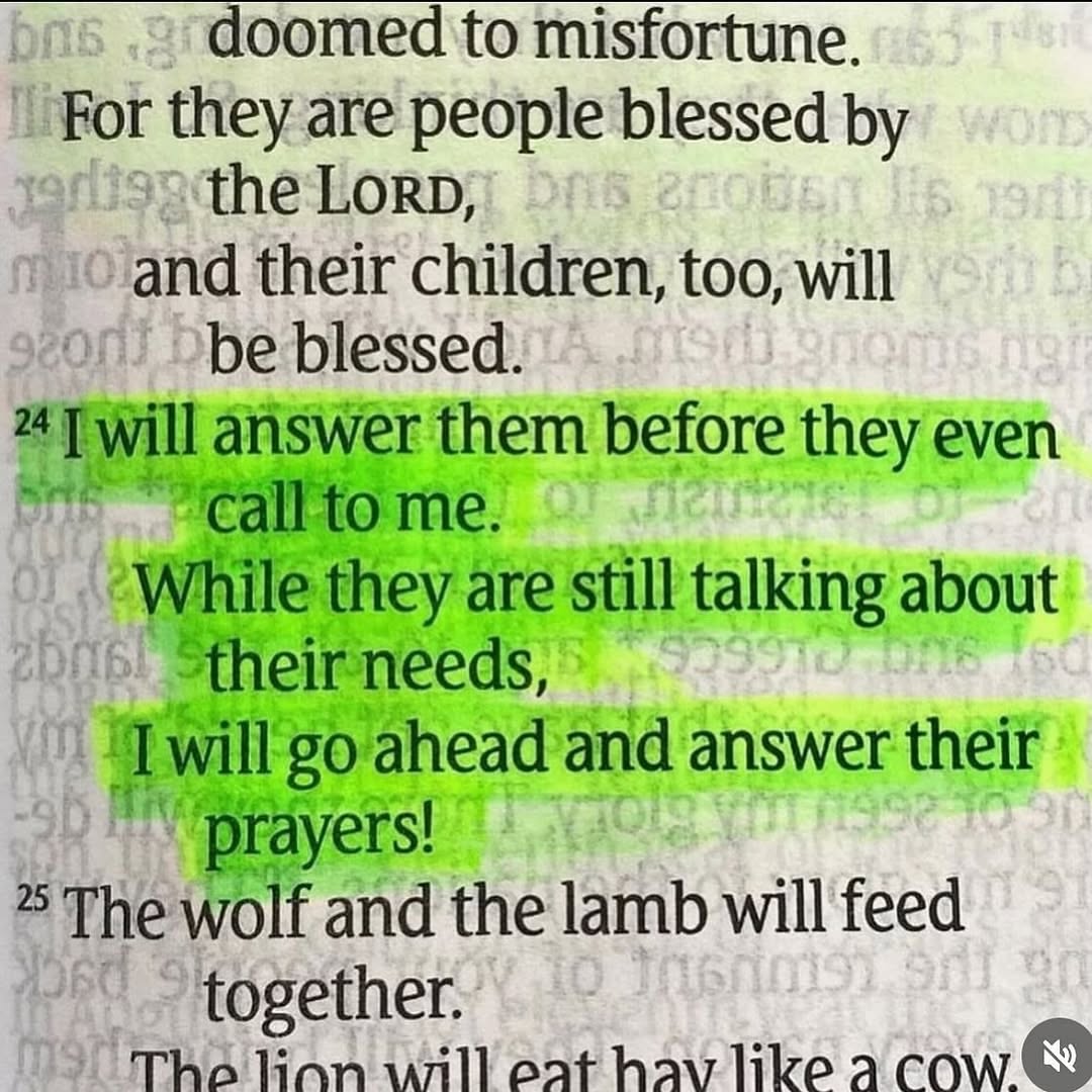Bible365_'s tweet photo. Isaiah 65:24 https://t.co/IINHlNWxVg