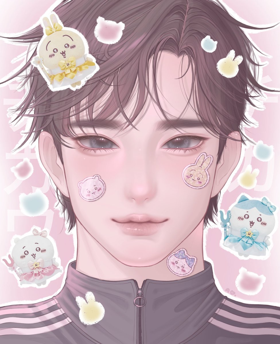Ada_nekoo's tweet photo. It's been a long time ago I drew a male character 🍙🍙🍙CHIIKAWA!! #chiikawa #chiikawausagi #usagichiikawa #ComisionesAbiertas #Opencommisions https://t.co/yJ2G14S9zU