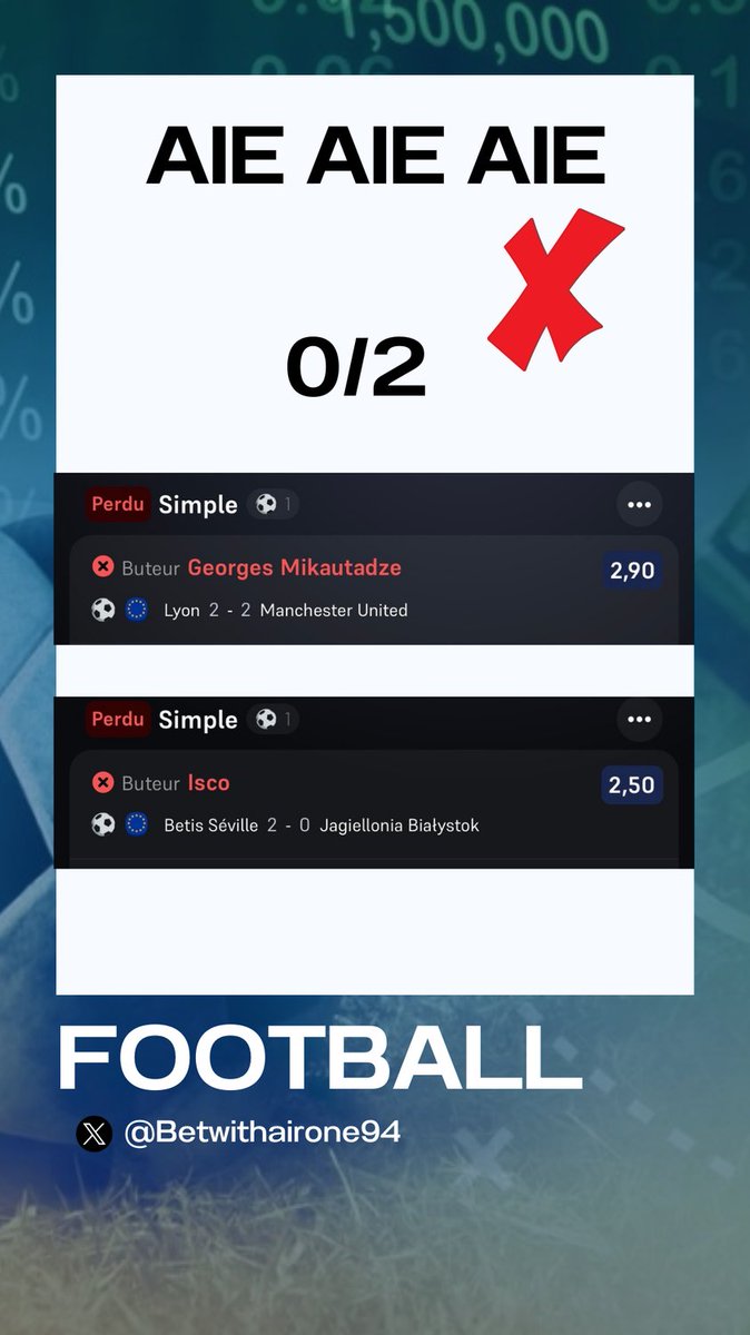 BetWithAirOne94's tweet photo. Mauvaise journée, Mikautadze pas si loin que ça sur le 2 eme buts de Lyon https://t.co/5n4Uh70K81