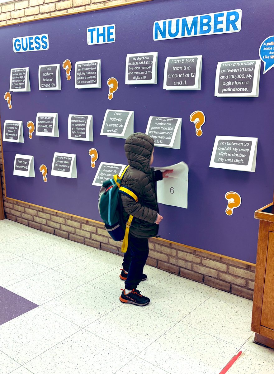 Ms. Plate did it again! She’s stopping traffic in the halls every morning with her amazing interactive math bulletin boards. The kids can’t get enough—learning and fun all in one spot! #MathMagic #WOSchool #WeAreChapaqua