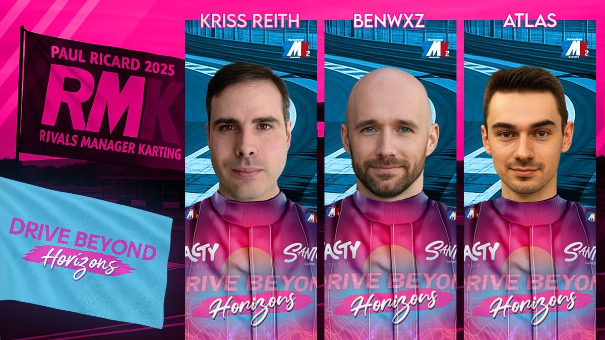 rivals_manager's tweet image. 🚗 Drive Beyond Horizons @DBHGame sponsorise une équipe ! Un incroyable partenaire qui accompagnera les pilotes @Benwxzzz, @Kriss_Reith &amp;amp; @Atlaas_10 ! 

Une team redoutable prête à jouer la gagne en équipe !