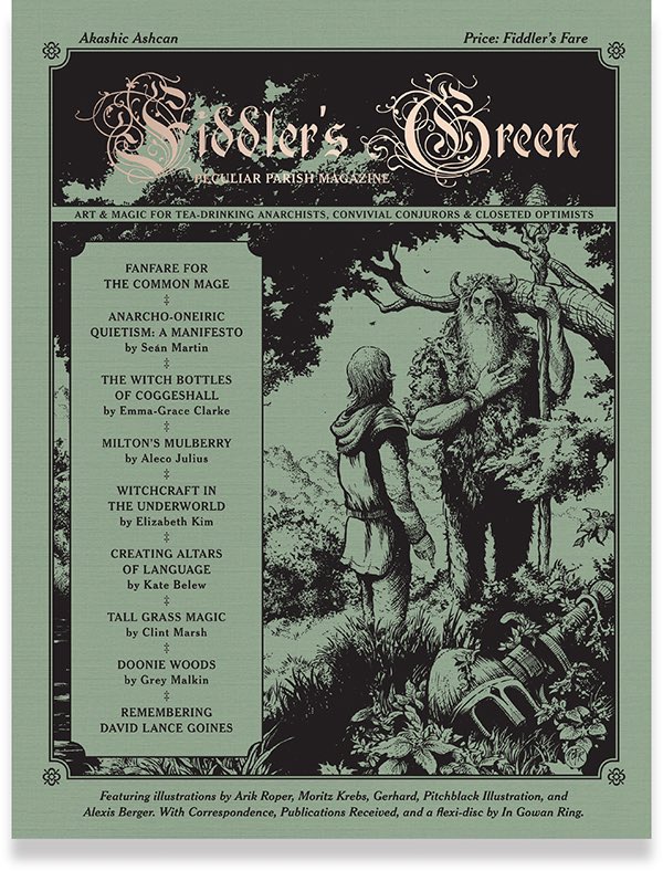 ** I'm excited to say that my writing is featured in the upcoming issue of Fiddler's Green! The magazine is launching on Kickstarter on April 22. You can check out the campaign here: kickstarter.com/projects/fiddl… **