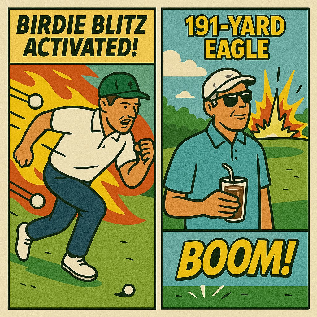 SwingersCrypto's tweet photo. Day 1 at Augusta and drama is already off the charts.
🏃‍♂️ Justin Rose lit the fairway on fire—6 birdies in his last 10. Dude was running on rocket fuel.
Fred Couples pulled up with shades on, sweet tea in hand, and casually nuked a 191-yard eagle like he’s the godfather of swag. https://t.co/dLTgLexAf3