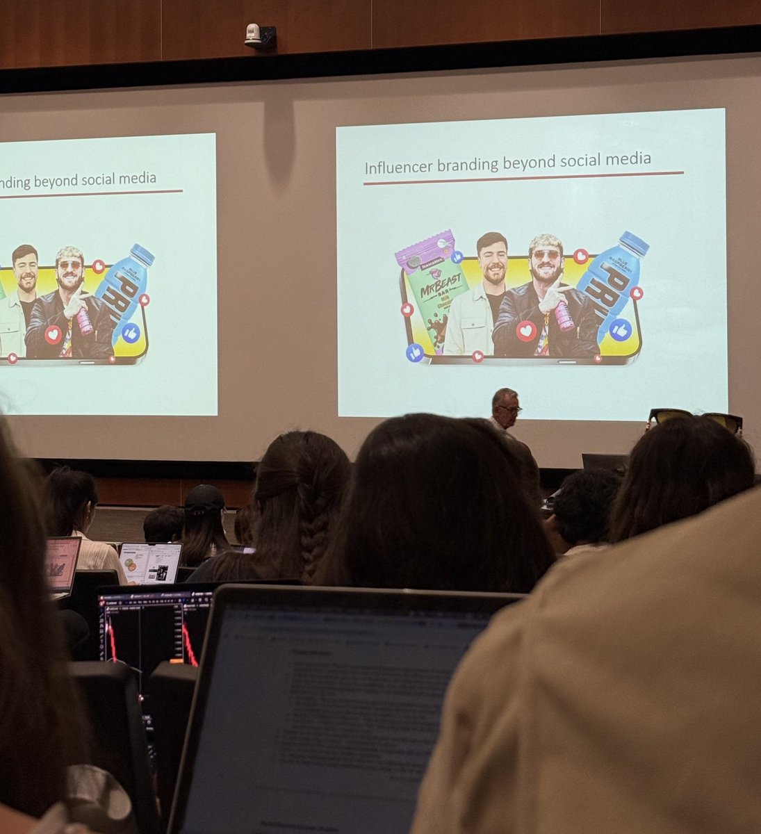 you guys will never guess what we’re learning in my marketing class today