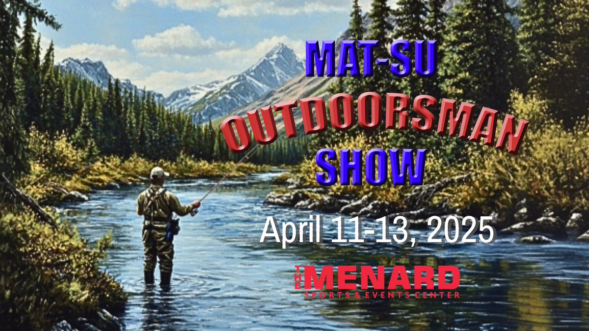 AlaskaLand4Sale's tweet photo. We'll be at the Mat-Su Outdoorsman Show this weekend! The show is open Friday 12-6, Saturday 10-6, and Sunday 10-5. Come say hi and check out our 2025 land auction preview! https://t.co/GRIKeTUjQd