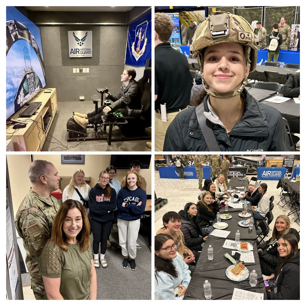 RossiPsycGlobal's tweet photo. Today AP Psych the 107th Attack Wing career fair at Niagara. We met with the Director of Psychological Health, checked out the MQ-9 drone simulator &amp; visited with finance, healthcare, sf &amp; many other pros. @usairforce @LCSDLHSPrinc @LancasterCSD https://t.co/Zi9iZFkexR