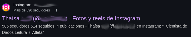 acervocomunista's tweet photo. Thaísa usava uma bio semelhante à do Twitter no Instagram.

Enfim, estamos compartilhando aqui porque sabemos que você tem que se mostrar mais um pouco para os recrutadores verem seu rosto, e fake não ajuda.

Esperamos que consiga esse cargo no banco!

Bons estudos e voa, Thaísa! https://t.co/n1Vdsllft8