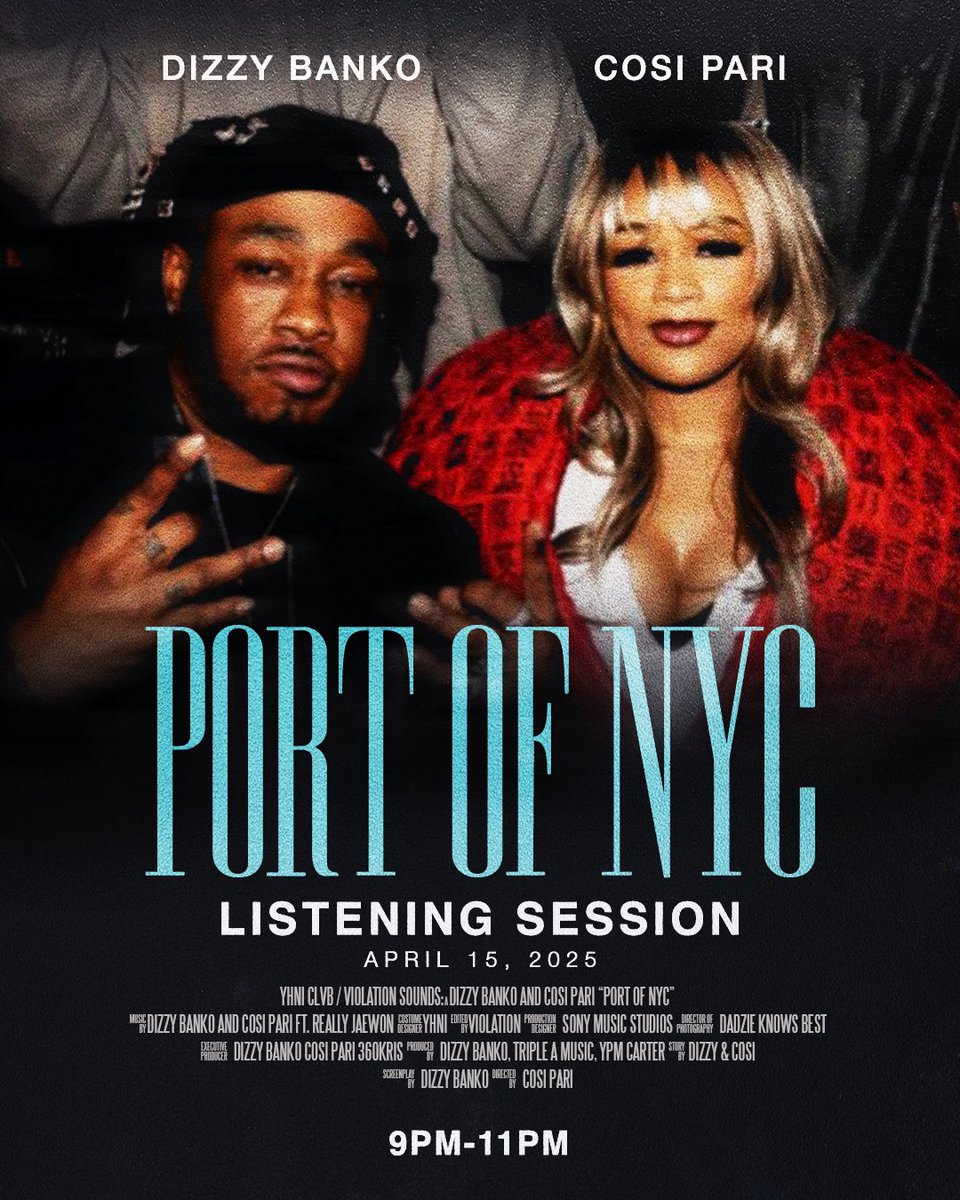 Excited bout this Project 🥹🥹🥹🥹
<a href="/CosiPari/">CoCo Pari</a> and I About To Drop !!!!

RSVP : posh.vip/e/port-of-nyc-…