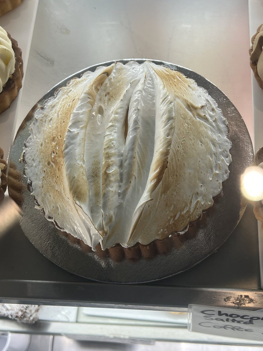 Thank god the bakery had one vulva meringue pie left