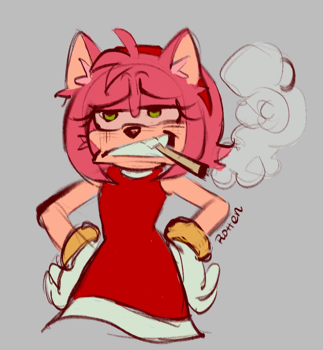 rottentherat's tweet image. shes so swag