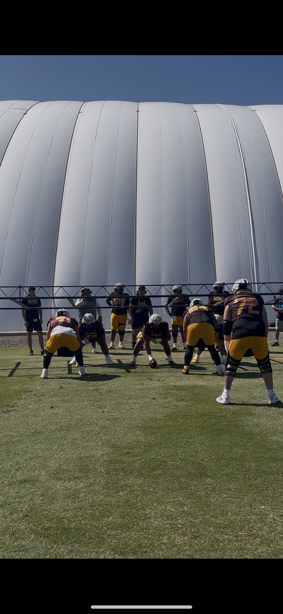 Had the opportunity to watch ASU football spring practice. It was an awesome experience.