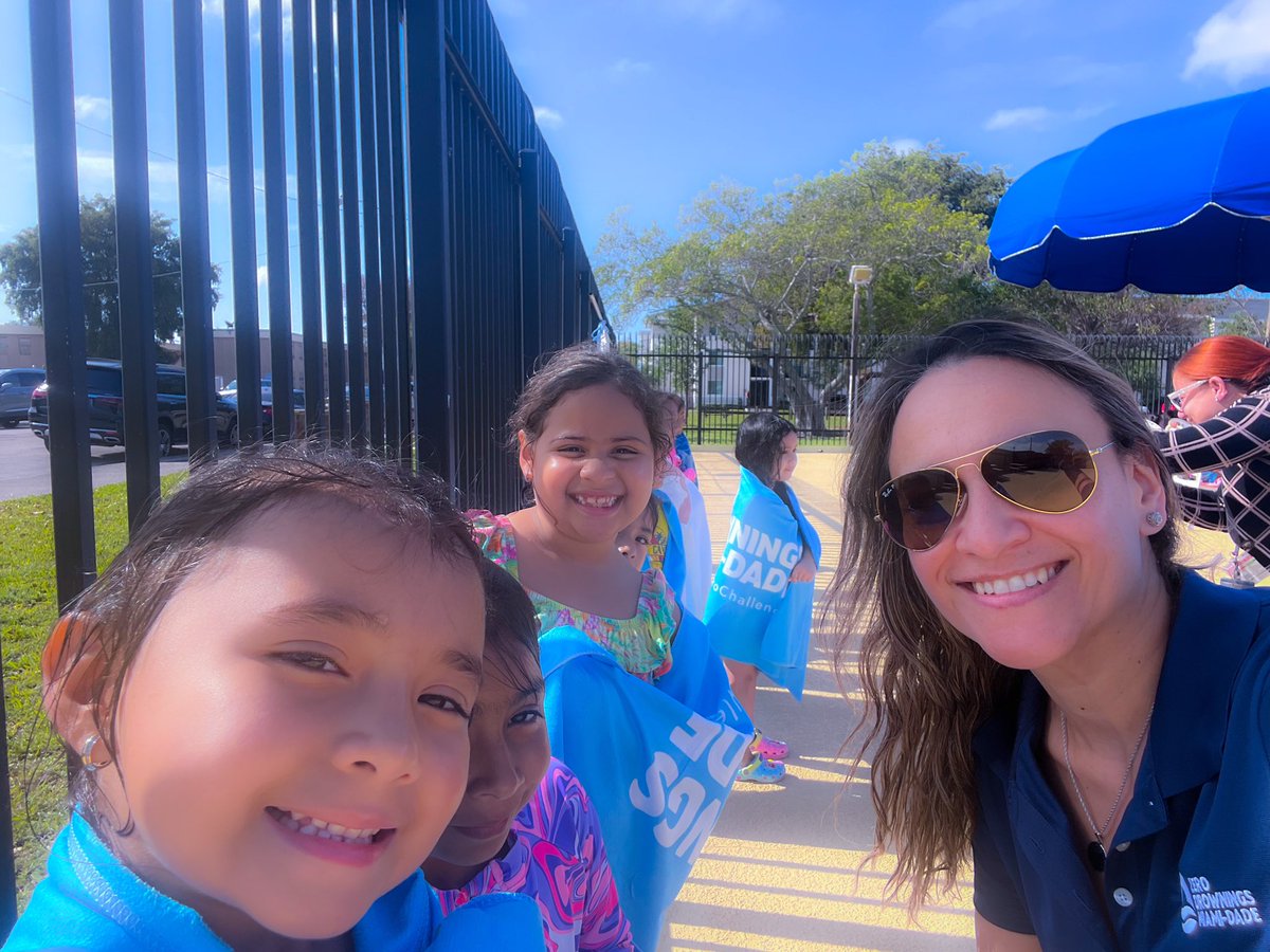 menanunez's tweet photo. To see the impact of the Zero Drownings Miami-Dade initiative is truly inspiring and a good reminder of why we do what we do @childrenstrust. This program offers 10 free swim and water safety lesson to children ages 4-5. #TCTProud 
#ZeroDrowningsMiamiDade https://t.co/1h8FsrJg4t