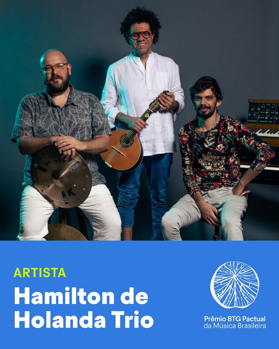 Parabéns Hamilton de Holanda Trio pela sua indicação ao Prêmio da Música Brasileira! ❤️‍🔥✨ #PrêmioDaMúsicaBrasileira  #IndicadosPMB2025 #MúsicaBrasileira