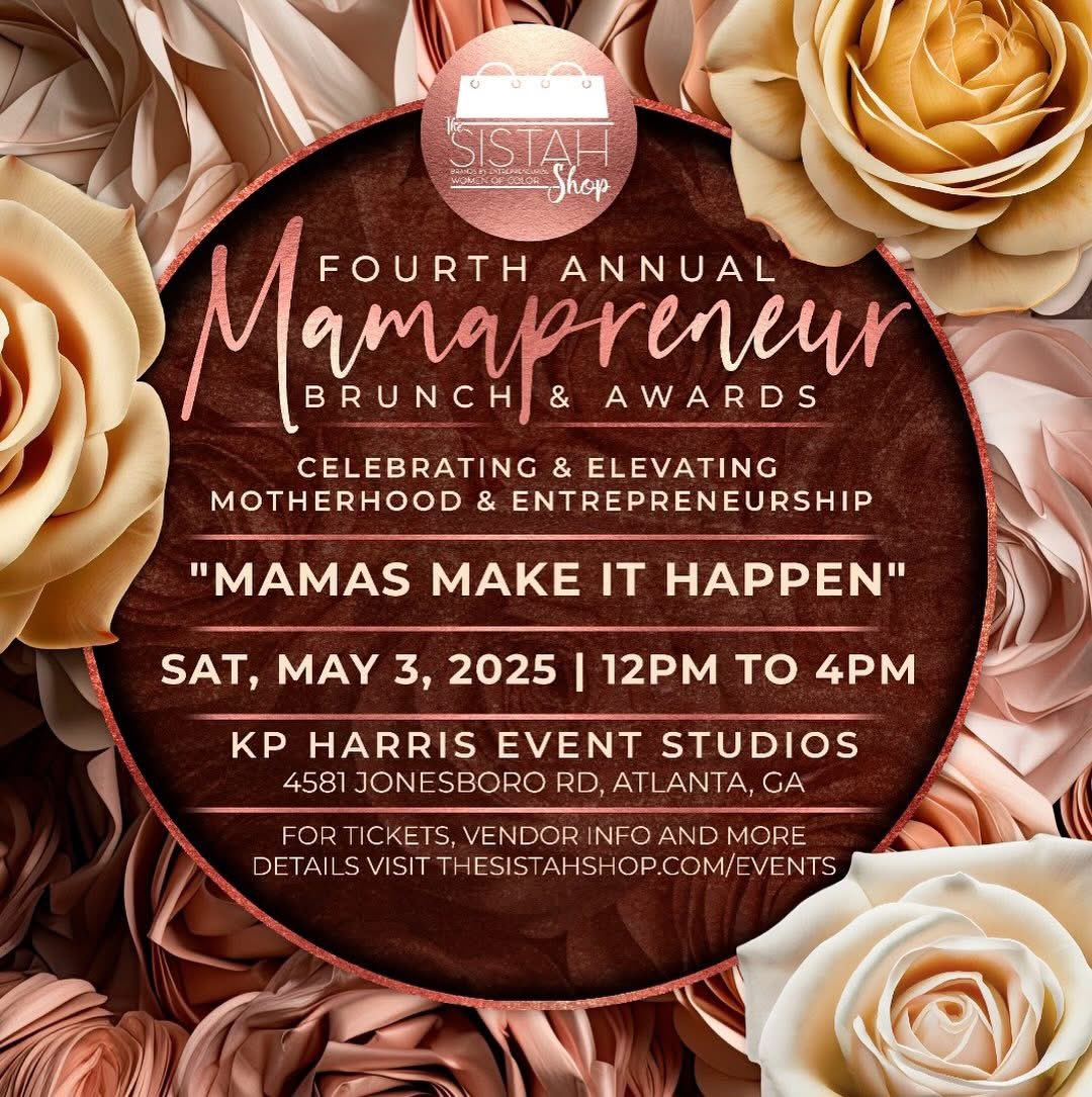 Kyvan Body Essentials is a proud sponsor for the 4th Annual Mamapreneur Brunch &amp; Awards hosted by The Sistah Shop, on Saturday, May 3rd from 12pm to 4pm at KP Harris Event Studios in Atlanta.  Use code KYVAN10 to save 10% off your tickets.  For tickets thesistahshop.com/events