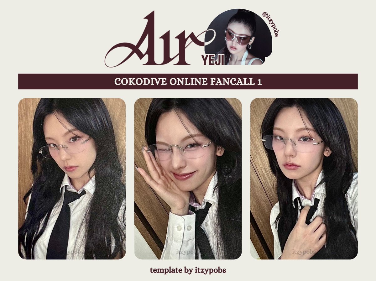 itzypobs's tweet photo. 🌬️ YEJI AIR cokodive online fancall 1 pobs template (geek chic version🕴🏻)
∟ download https://t.co/qiruPAt7IV

🏷️: #YEJI #YEJI_AIR #itzypobs_templates https://t.co/GBKAe6fjUN