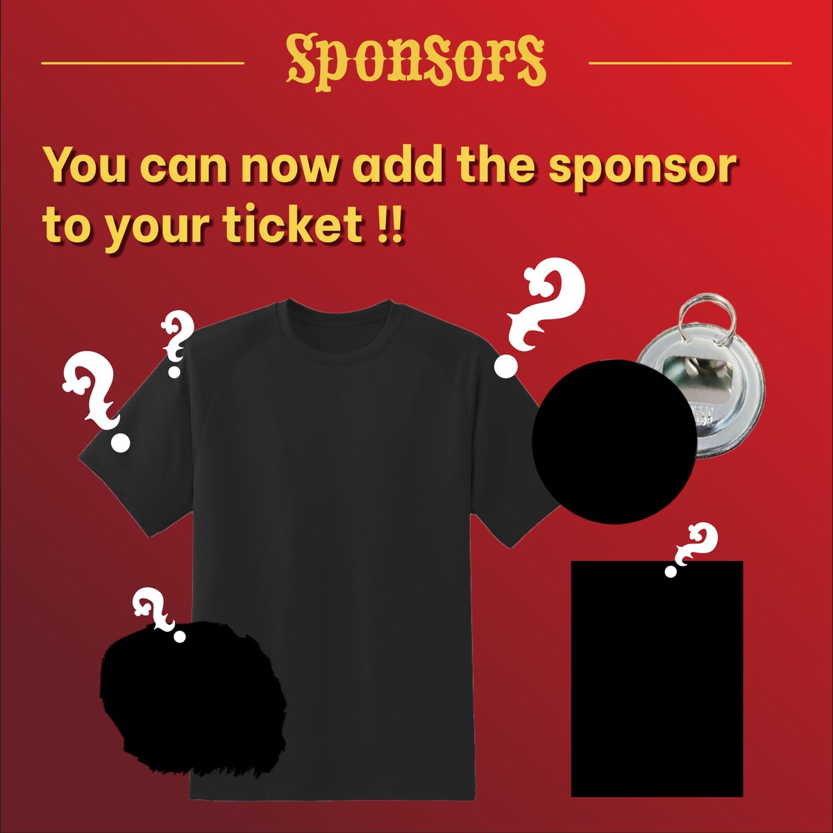 Bonne nouvelle ! Vous pouvez maintenant ajouter le sponsor à votre ticket !

Il suffit de passer par notre page HelloAsso et d’utiliser les mêmes infos que sur le site de registration pour qu’on vous retrouve facilement ! ✨

Lien du helloasso : helloasso.com/associations/n…