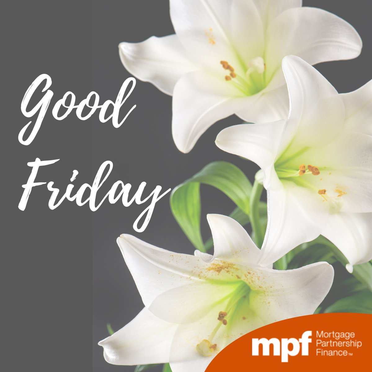 MPFProgram's tweet image. In observance of Good Friday, the MPF Program will not accept Delivery Commitments (DCs) or fundings on April 18, 2025.  Additionally, DCs and fundings will not be accepted after 1:00 p.m. CT on Thursday, April 17, 2025. MPF Holiday Schedule: bit.ly/2LlvXAn