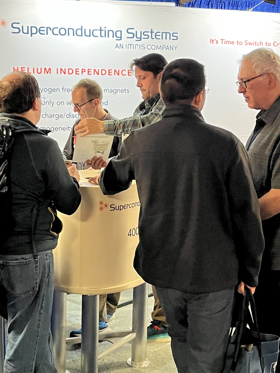 IMRIS_Inc's tweet photo. There was lots of interest in helium-free magnets for NMR applications at the IMRIS-SSI booth during this weeks ENC annual meeting. Learn more at https://t.co/3UTUqarrjx   #innovation #neurosurgery #hospitals #surgey #science #patientcare #medicaldevices #healthcare https://t.co/QqzUZVehqg