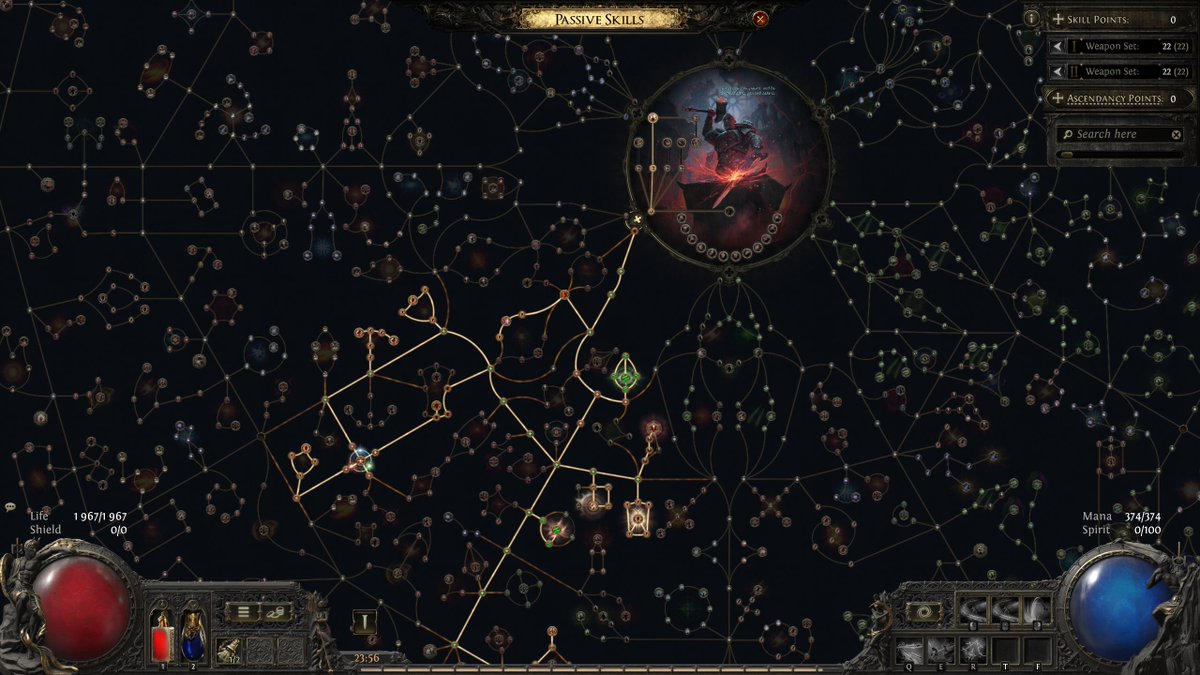 SchmataB's tweet photo. POE2 0.2.0 campaign finished in about 26hrs. SSF Warrior Smith with only 1st ascendency done, using Rake. it was great. thanks @pathofexile for a lot of fun https://t.co/Pw4969q80S