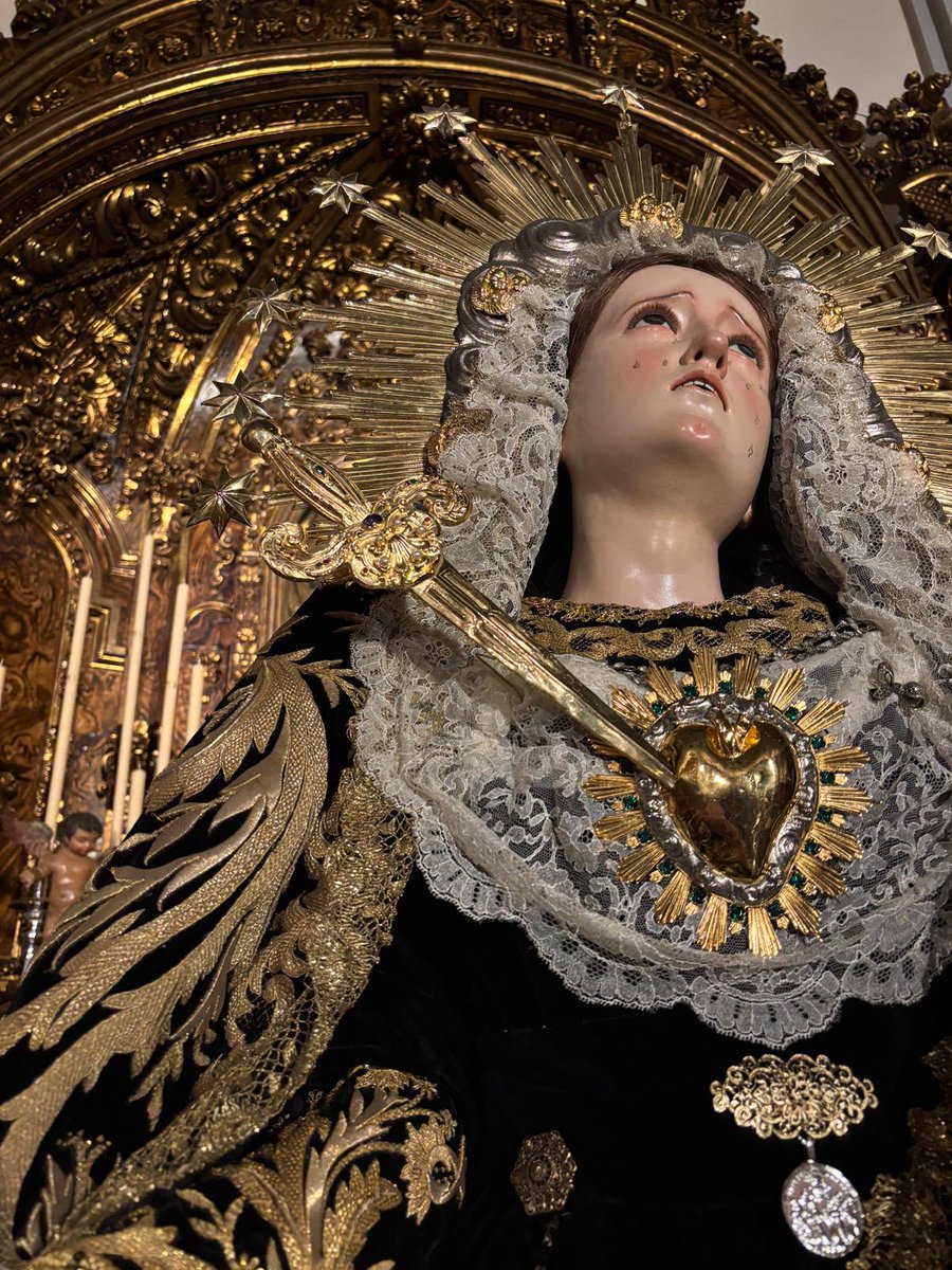 ⚫ VIERNES DE DOLORES | Sexto día del Solemne Septenario dedicado a la Stma. Virgen.

🔹 Solemne Eucaristía a las 8:30h

🔹 Veneración a la Stma. Virgen hasta las 12:00h en la Iglesia de San Felipe Neri.

🔹Veneración a la Stma. Virgen de 17:30h a 21:00h en C/Gaona, 9.