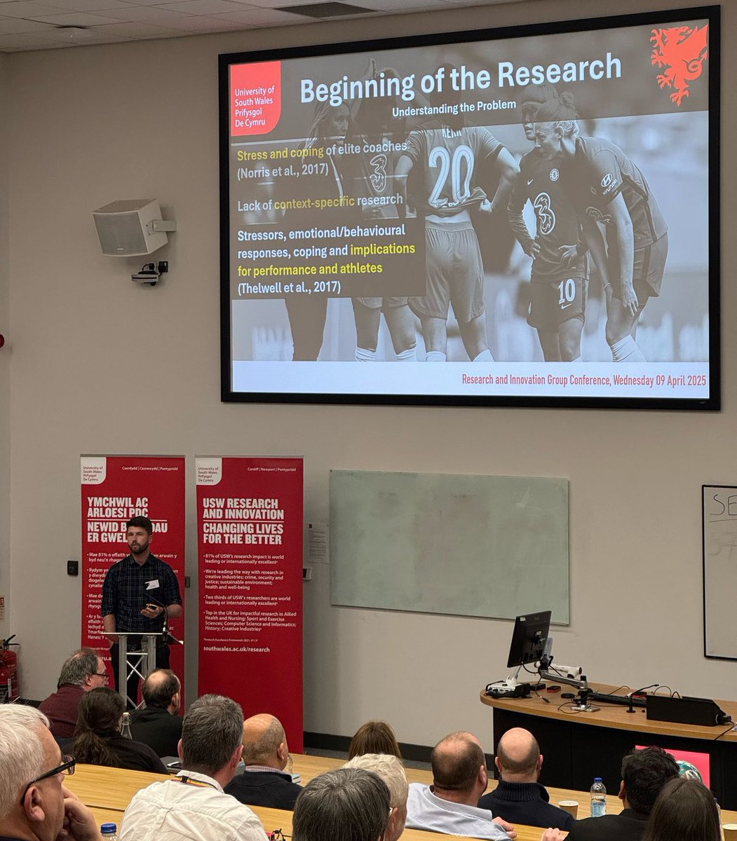 Dr Lee Baldock (@bully__22) on Twitter photo Great to present at the USW Research and Innovation Group Conference yesterday. A nice platform to share the journey of our research in elite football coach stress and mental ill/well-being, from problem identification through to the significant impact of the work <a href="/FAWCoachEd/">⚽️ FAW Coaching</a> ⚽️ Great to present at the USW Research and Innovation Group Conference yesterday. A nice platform to share the journey of our research in elite football coach stress and mental ill/well-being, from problem identification through to the significant impact of the work <a href="/FAWCoachEd/">⚽️ FAW Coaching</a> ⚽️