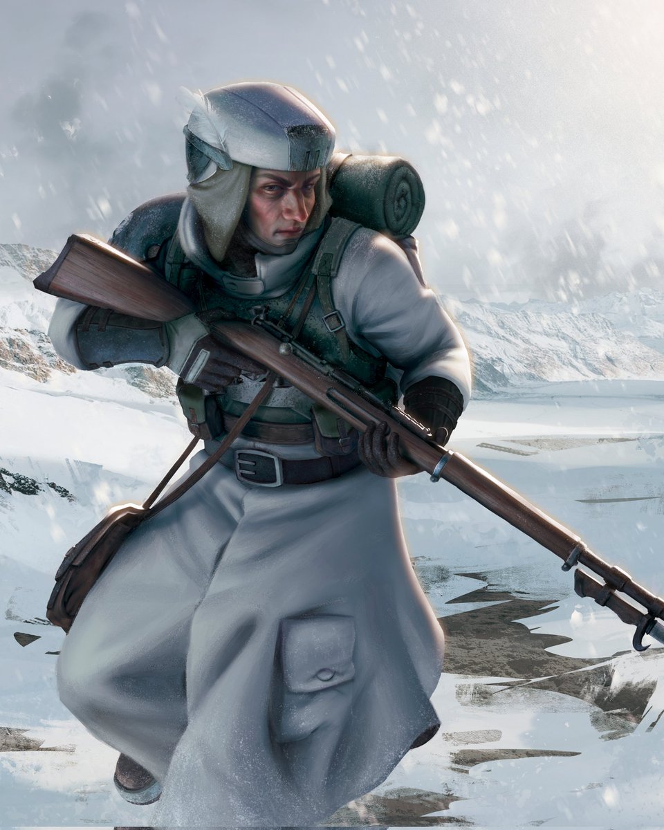 grens_1984's tweet photo. Sergei Alexandrov. The lone soldier. Character design.

#characterdesign #ArtistOnTwitter #digitalart #hayha #soldier #wintersoldier #military #conceptart #illustration https://t.co/UhIVxb3YP9