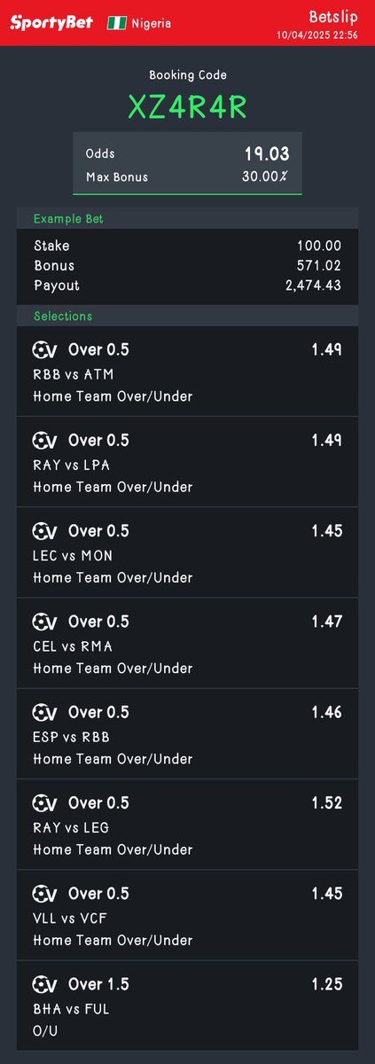 SIMON83504535's tweet photo. Hey check out the bet I just placed on Sportybet! https://t.co/F7S0V1YixG https://t.co/rymrXbpY4w