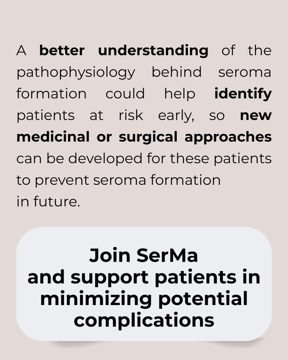 EUBREAST's tweet image. 📣 The #SerMa pilot study has yielded groundbreaking insights into an underexplored area of breast surgery!

⁉ Could we prevent or reduce the seroma formation?

🔗Swipe through the images and read the full pilot study results published in @Cancers_MDPI: mdpi.com/2072-6694/15/1…