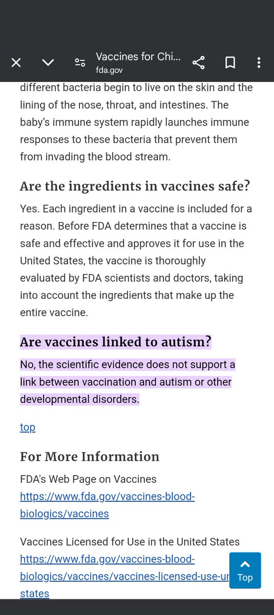 king_of_goons's tweet photo. @CindyWolff27 @KTVB If the data is there then why does the FDA refute this claim? The most common claim I've heard is that Mercury in vaccines causes autism and the kicker is that there is no required childhood vaccine that has mercury. Also data shows autism numbers weren't affected by it. https://t.co/TUaPbyrfb7