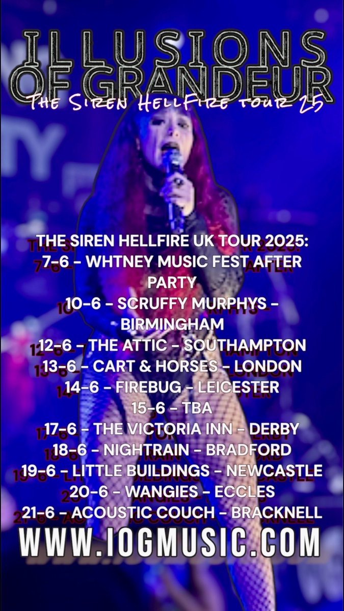 #illusionsofgrandeur #TheSirenHellFireUKTour25
