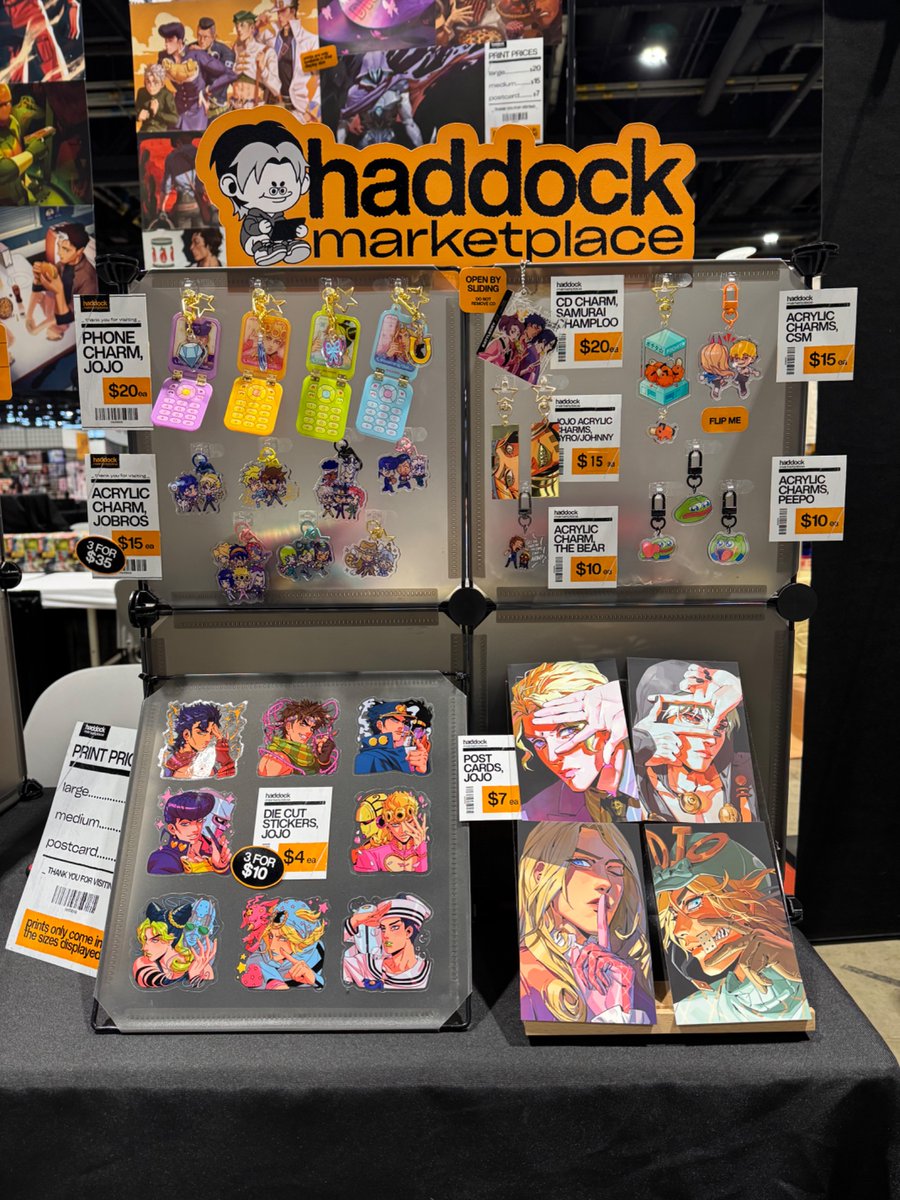 haddockkkk's tweet photo. all set up at #C2E2 booth L9! https://t.co/816T1R98u5