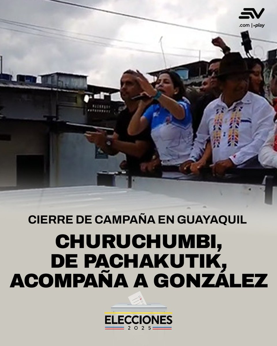 EcuavisaInforma's tweet photo. 🔴 #ENVIVO | La candidata a la Presidencia por la alianza Revolución Ciudadana-RETO, Luisa González, cierra este 10 de abril su campaña en la ciudad de #Guayaquil.  👉 https://t.co/naDMGRCp0i https://t.co/zS9Grmg0Lv